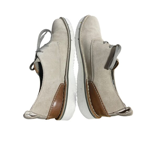 Clarks Mens Capler Plain Oxfords Sand Suede Derby Shoes Mens Size US 9.5 - Picture 9 of 10